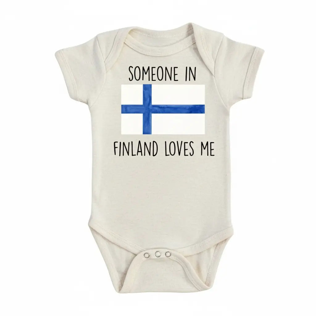Finland Love - Baby Boy Girl Clothes Infant Bodysuit Funny Cute Newborn  Funny Cute Onesie® | North Fork Forager LLC