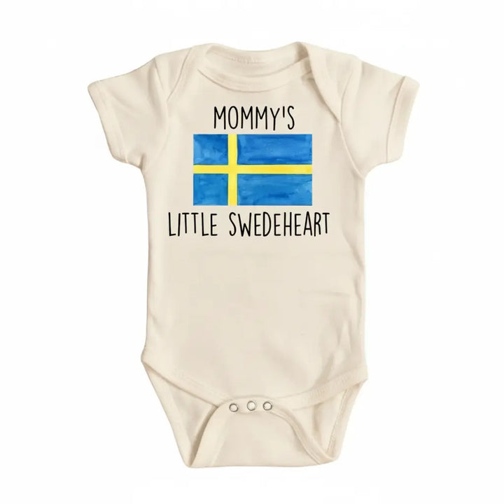 Sweden Mommy - Baby Boy Girl Clothes Infant Bodysuit Funny Cute Newborn  Funny Cute Onesie® | North Fork Forager LLC