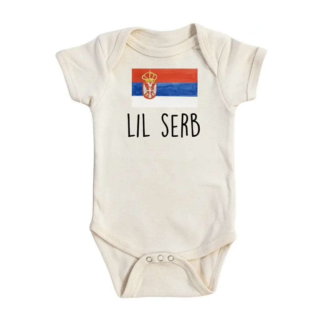 Serbian Little - Baby Boy Girl Clothes Infant Bodysuit Funny Cute Newborn  Funny Cute Onesie® | North Fork Forager LLC
