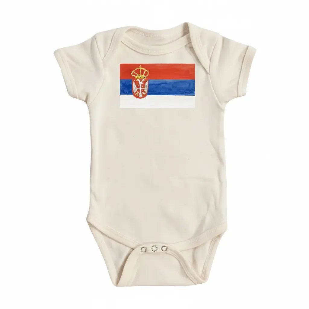 Serbian Flag - Baby Boy Girl Clothes Infant Bodysuit Funny Cute Newborn  Funny Cute Onesie® | North Fork Forager LLC