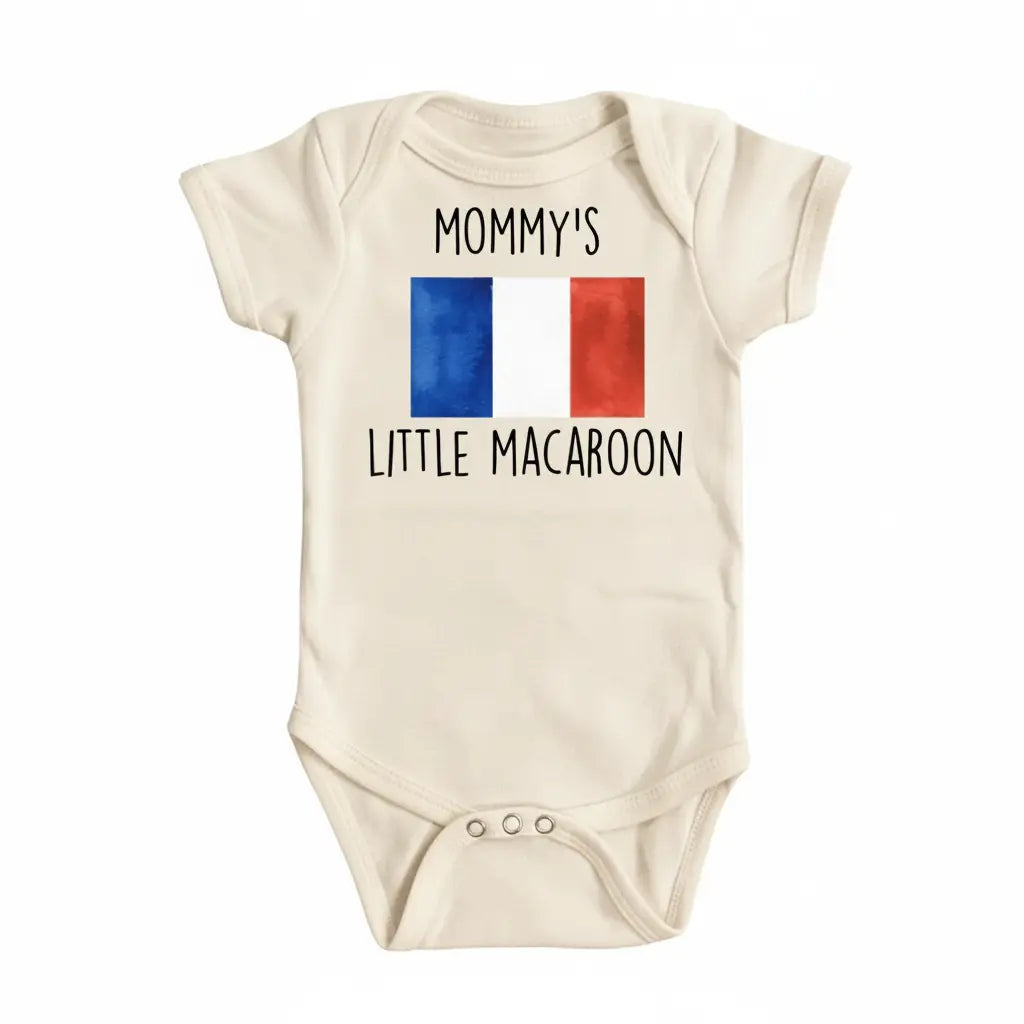 French Macaroon - Baby Boy Girl Clothes Infant Bodysuit Funny Cute Newborn  Funny Cute Onesie® | North Fork Forager LLC