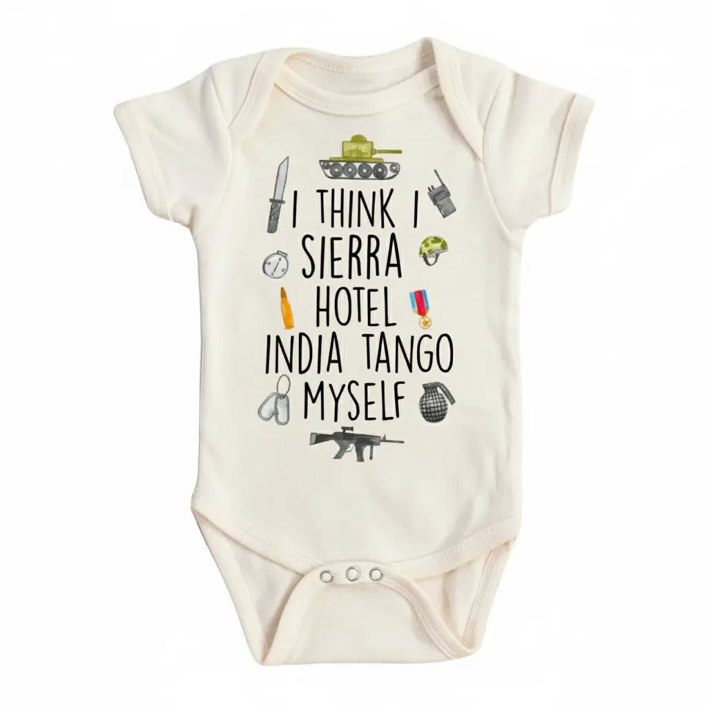 Military Poop - Baby Boy Girl Clothes Infant Bodysuit Funny Cute Newborn  Funny Cute Onesie® | North Fork Forager LLC