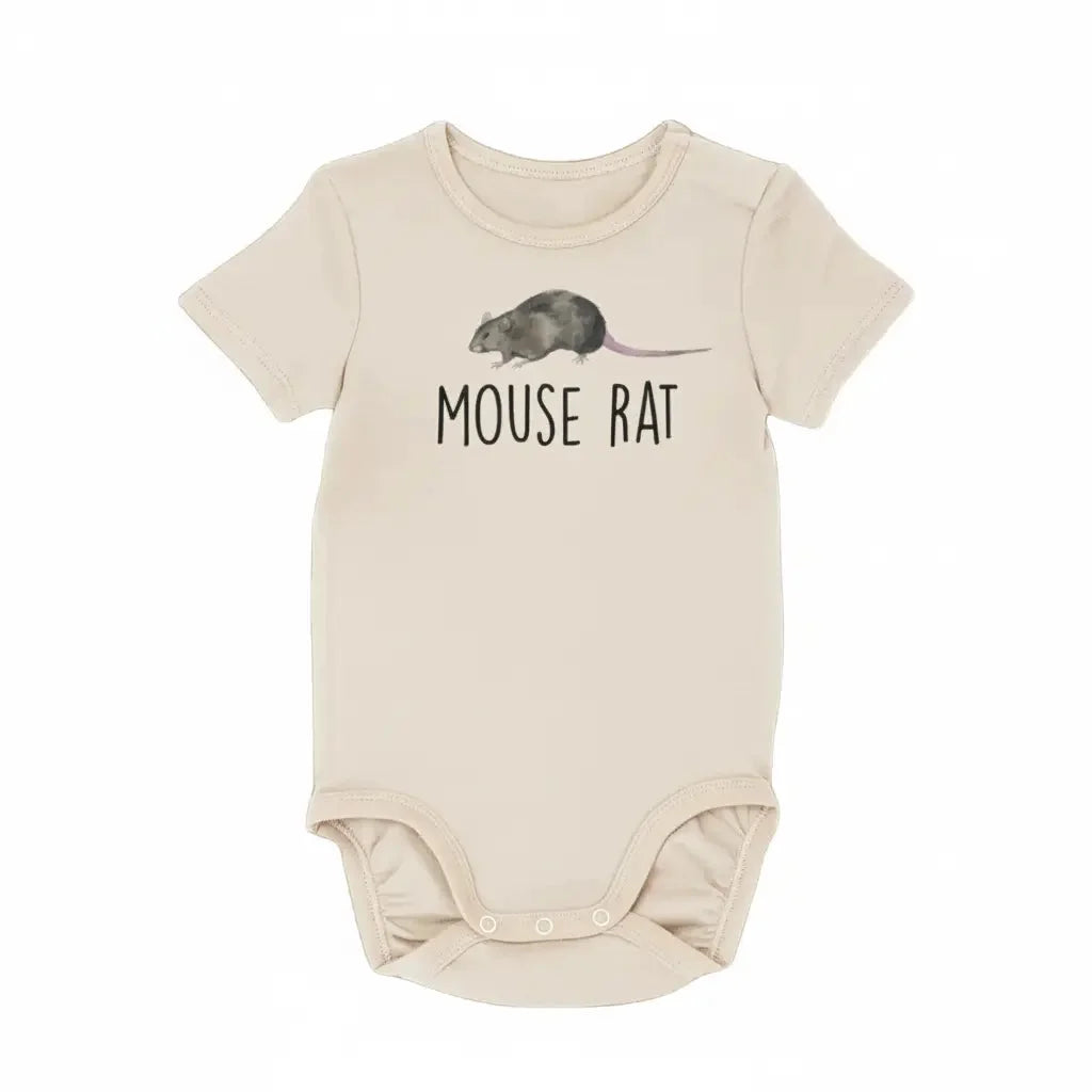 Mouse Rat - Baby Boy Girl Clothes Infant Bodysuit Funny Cute Newborn  Funny Cute Onesie® | North Fork Forager LLC