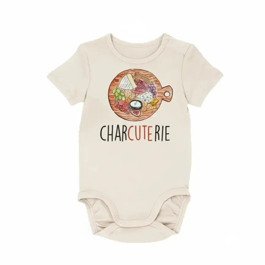 Charcuterie Cheese  - Baby Boy Girl Clothes Infant Bodysuit Funny Cute Newborn  Funny Cute Onesie® | North Fork Forager LLC