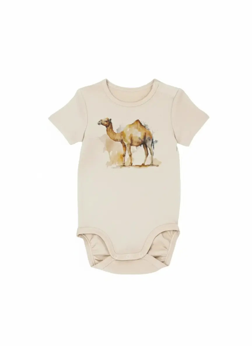 Camel Desert - Baby Boy Girl Clothes Infant Bodysuit Funny Cute Newborn  Funny Cute Onesie® | North Fork Forager LLC
