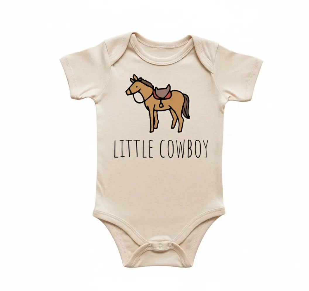 Cowboy Horse - Baby Boy Girl Clothes Infant Bodysuit Funny Cute Newborn  Funny Cute Onesie® | North Fork Forager LLC