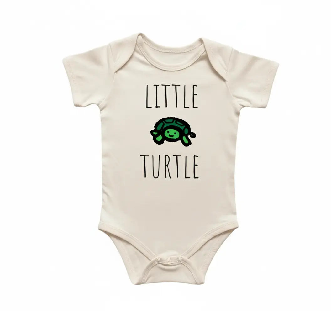Sea Turtle - Baby Boy Girl Clothes Infant Bodysuit Funny Cute Newborn 2  Funny Cute Onesie® | North Fork Forager LLC
