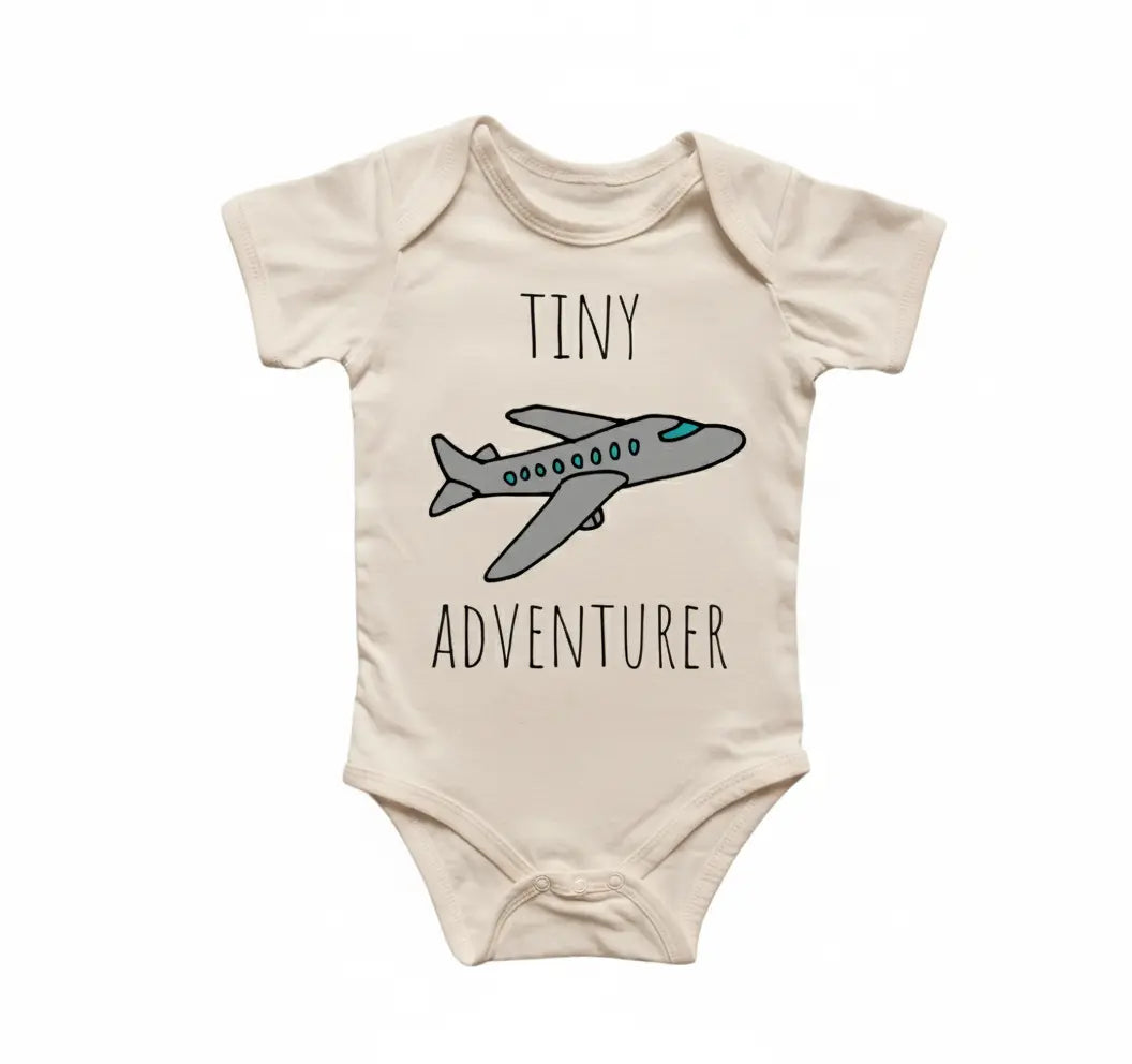 Travel Airplane Adventure - Baby Boy Girl Clothes Infant Bodysuit Funny Cute Newborn 10  Funny Cute Onesie® | North Fork Forager LLC