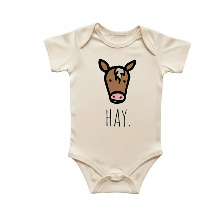 Horse Equestrian - Baby Boy Girl Clothes Infant Bodysuit Funny Cute Newborn  Funny Cute Onesie® | North Fork Forager LLC