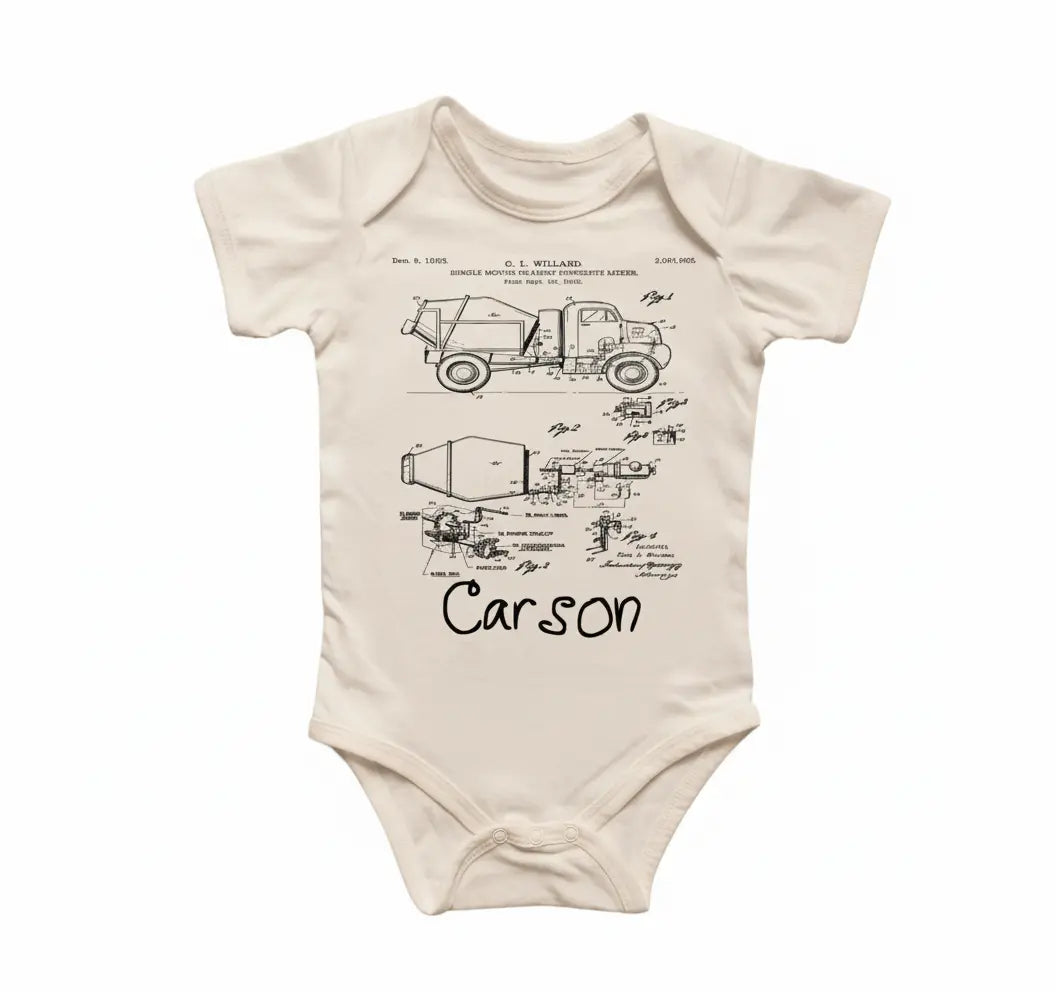 Construction Excavator - Baby Boy Girl Clothes Infant Bodysuit Funny Cute Newborn 2  Funny Cute Onesie® | North Fork Forager LLC