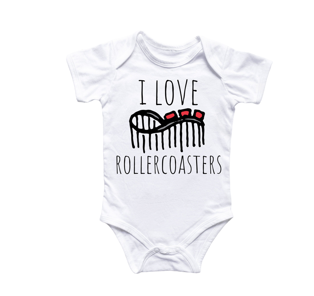 Roller Coaster Theme Park - Baby Boy Girl Clothes Infant Bodysuit Funny Cute Newborn Onesie