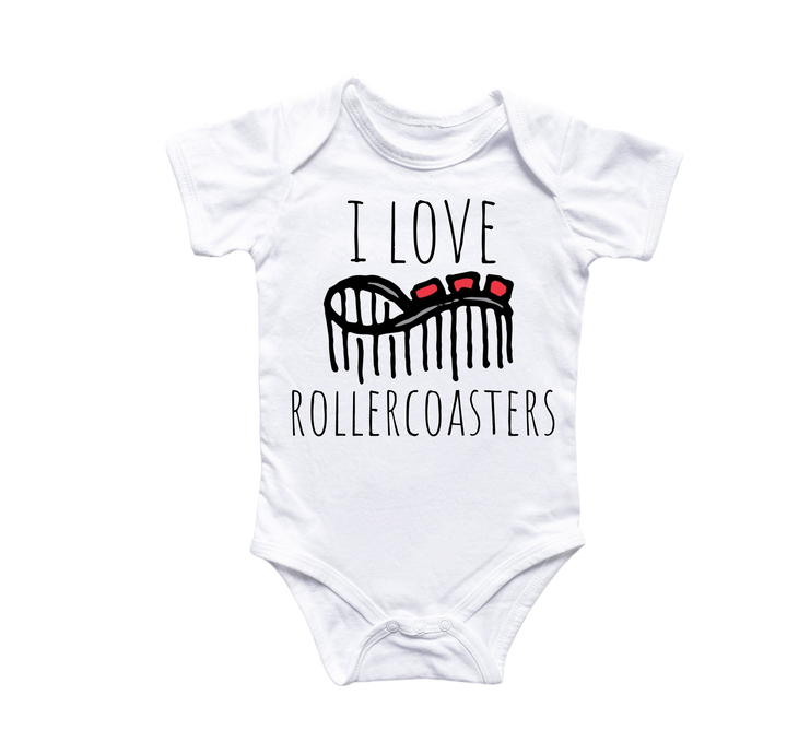 Roller Coaster Theme Park - Baby Boy Girl Clothes Infant Bodysuit Funny Cute Newborn Onesie
