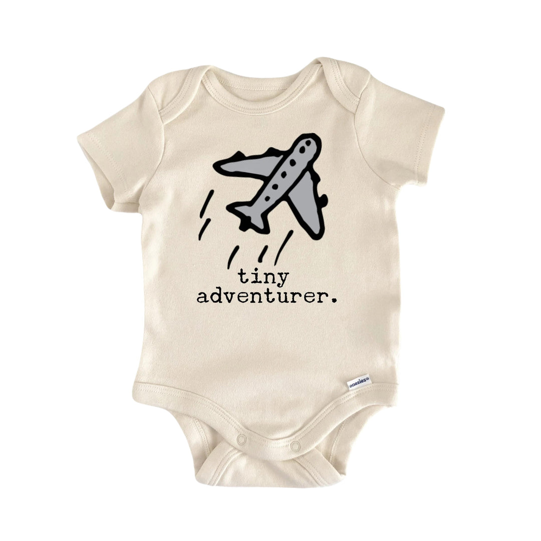 Travel Adventure Airplane - Baby Boy Girl Clothes Infant Bodysuit Funny Cute Newborn  Funny Cute Onesie® | North Fork Forager LLC