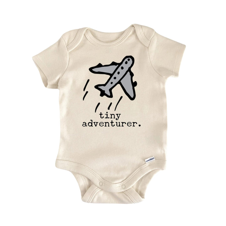 Travel Adventure Airplane - Baby Boy Girl Clothes Infant Bodysuit Funny Cute Newborn  Funny Cute Onesie® | North Fork Forager LLC