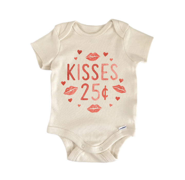 Kisses Valentine's Day Newborn Baby Onesie® Onesie®