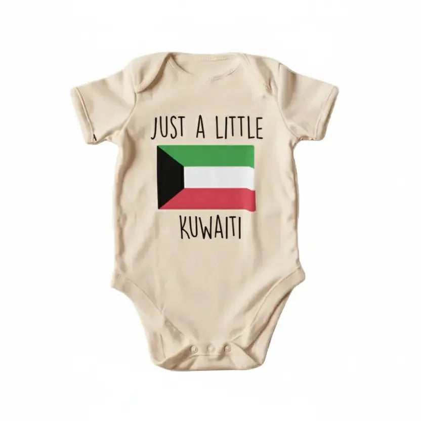 Kuwait - Baby Boy Girl Clothes Infant Bodysuit Funny Cute Newborn  Funny Cute Onesie® | North Fork Forager LLC
