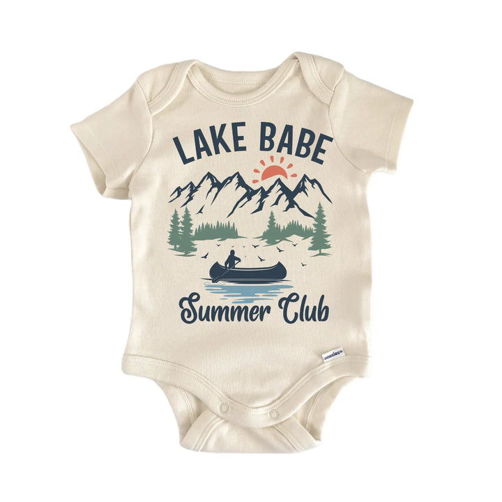 Lake Babe Summer Club Newborn Baby Bodysuit