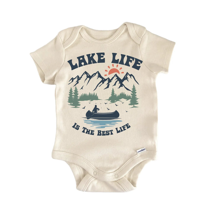 Lake Life Best Life Newborn Baby Bodysuit