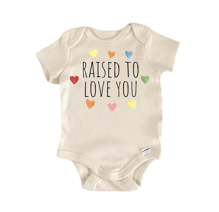 Orgullo LGBT criado para amar: ropa para bebé niño niña, mono infantil, divertido y lindo para recién nacido 