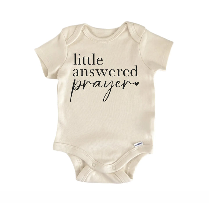 Little Answered Prayer Newborn Baby Bodysuit