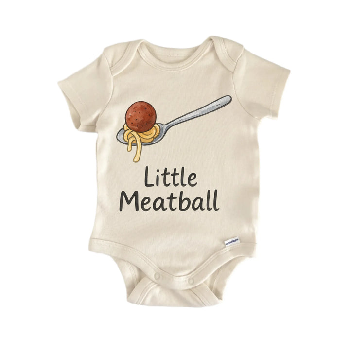 Little Meatball Italian Newborn Baby Bodysuit