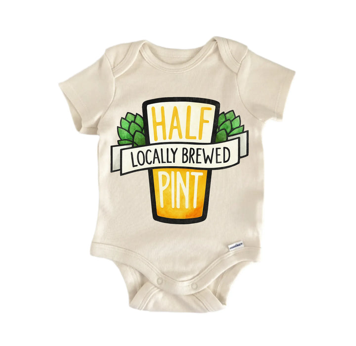 Locally Brewed Half Pint Newborn Baby Bodysuit