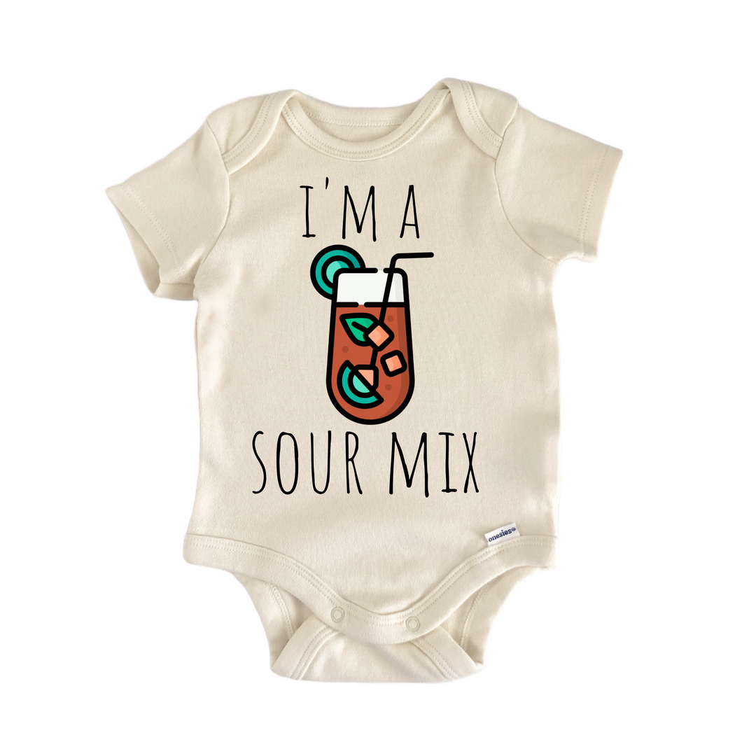 Long Island Iced Tea Cocktail - Baby Bodysuit  Funny Cute Onesie® | North Fork Forager LLC
