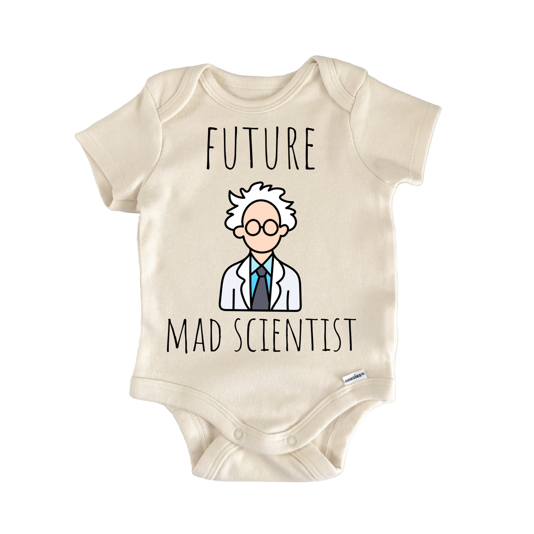 Mad Scientist Science - Baby Bodysuit  Funny Cute Onesie® | North Fork Forager LLC