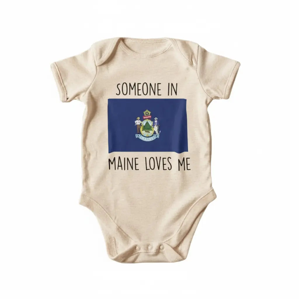 Maine - Baby Boy Girl Clothes Infant Bodysuit Funny Cute Newborn  Funny Cute Onesie® | North Fork Forager LLC