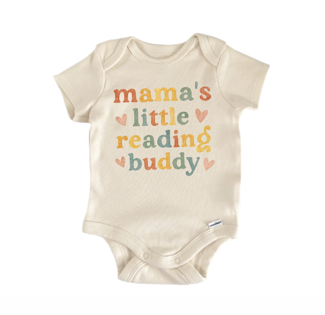 Mama Reading Buddy Newborn Baby Onesie® Bodysuit