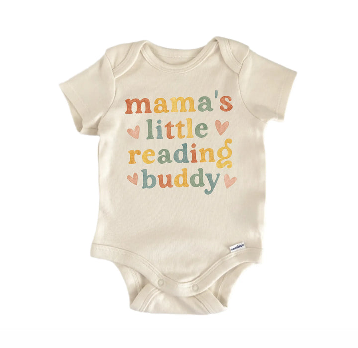 Mama Reading Buddy Newborn Baby Bodysuit