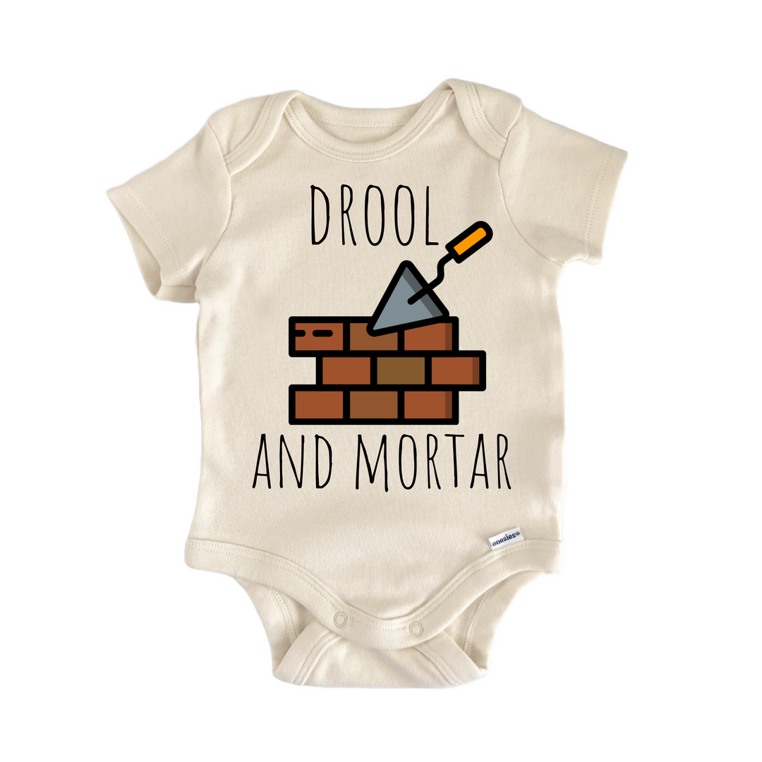 Mason Brick Masonry - Baby Bodysuit  Funny Cute Onesie® | North Fork Forager LLC