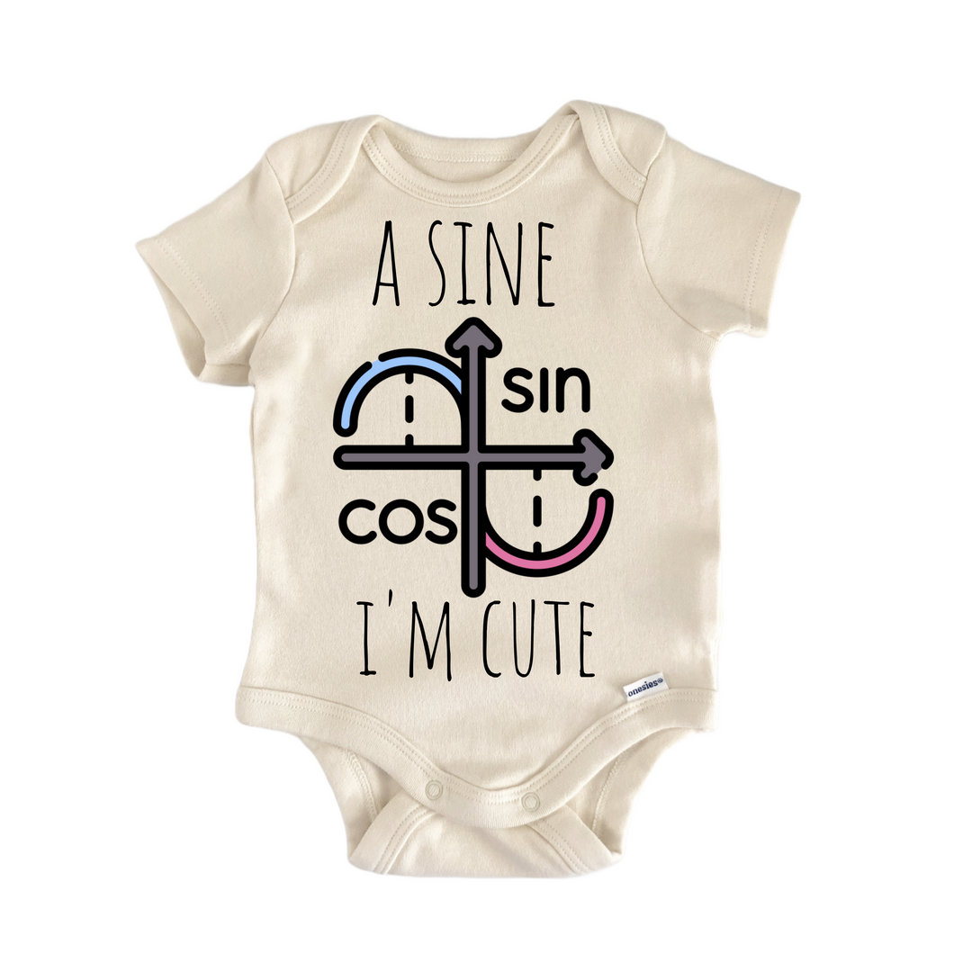 Math Mathematics Teacher - Baby Bodysuit  Funny Cute Onesie® | North Fork Forager LLC