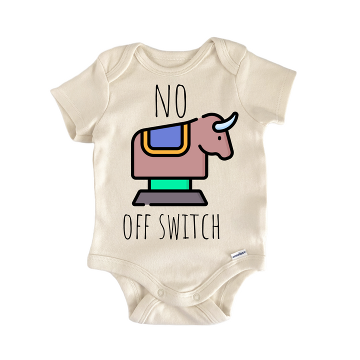Mechanical Bull Country - Baby Bodysuit  Funny Cute Onesie® | North Fork Forager LLC