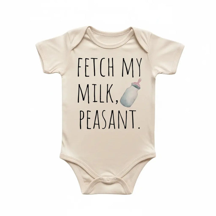 Milk Peasant - Baby Boy Girl Clothes Infant Bodysuit Funny Cute Newborn  Funny Cute Onesie® | North Fork Forager LLC