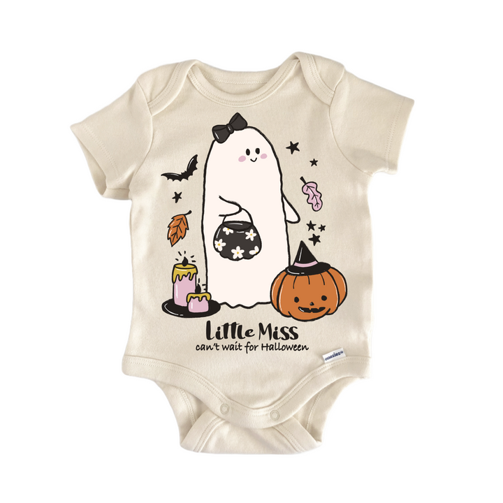 Miss Girl Ghost Halloween - Baby Bodysuit  Funny Cute Onesie® | North Fork Forager LLC