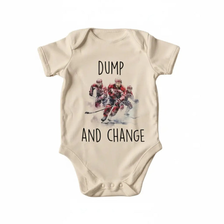 Hockey Dump - Baby Boy Girl Clothes Infant Bodysuit Funny Cute Newborn  Funny Cute Onesie® | North Fork Forager LLC