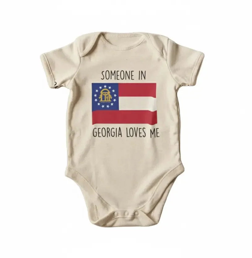 Georgia - Baby Boy Girl Clothes Infant Bodysuit Funny Cute Newborn  Funny Cute Onesie® | North Fork Forager LLC