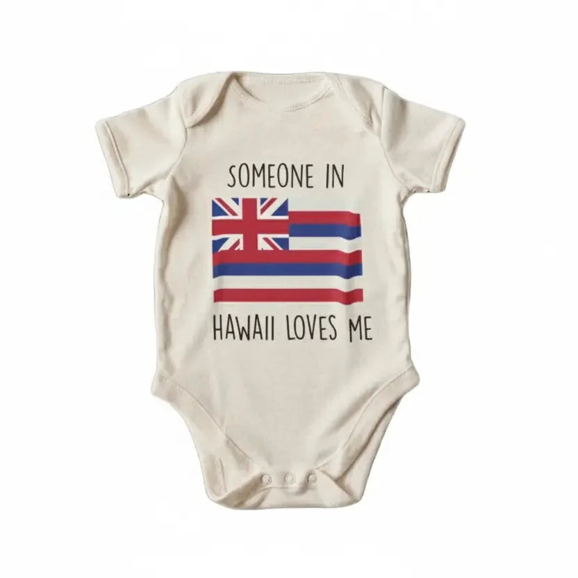Hawaii Flag - Baby Boy Girl Clothes Infant Bodysuit Funny Cute Newborn  Funny Cute Onesie® | North Fork Forager LLC