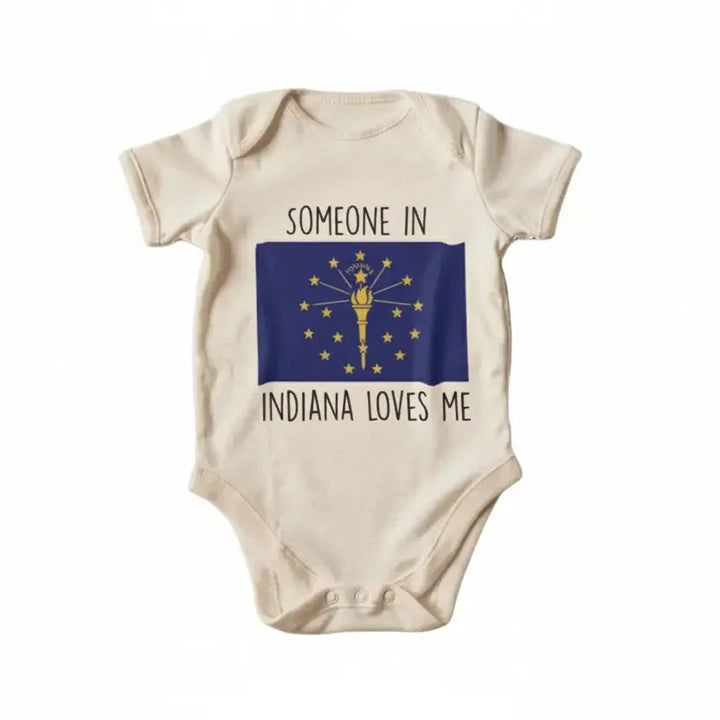 Indiana - Baby Boy Girl Clothes Infant Bodysuit Funny Cute Newborn  Funny Cute Onesie® | North Fork Forager LLC