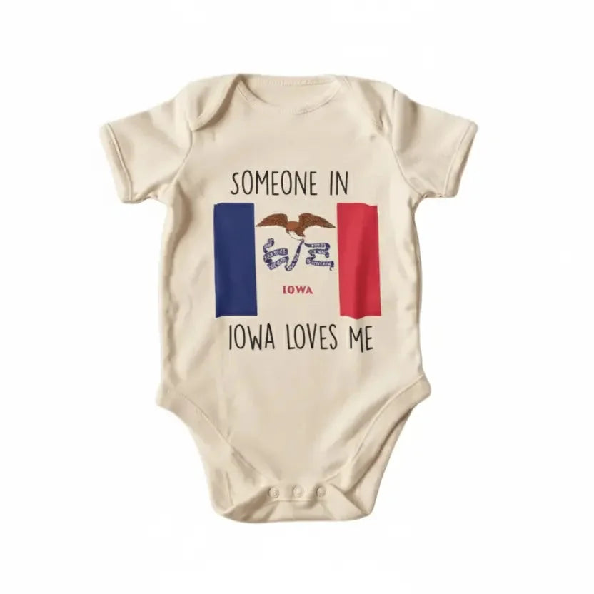 Iowa - Baby Boy Girl Clothes Infant Bodysuit Funny Cute Newborn  Funny Cute Onesie® | North Fork Forager LLC