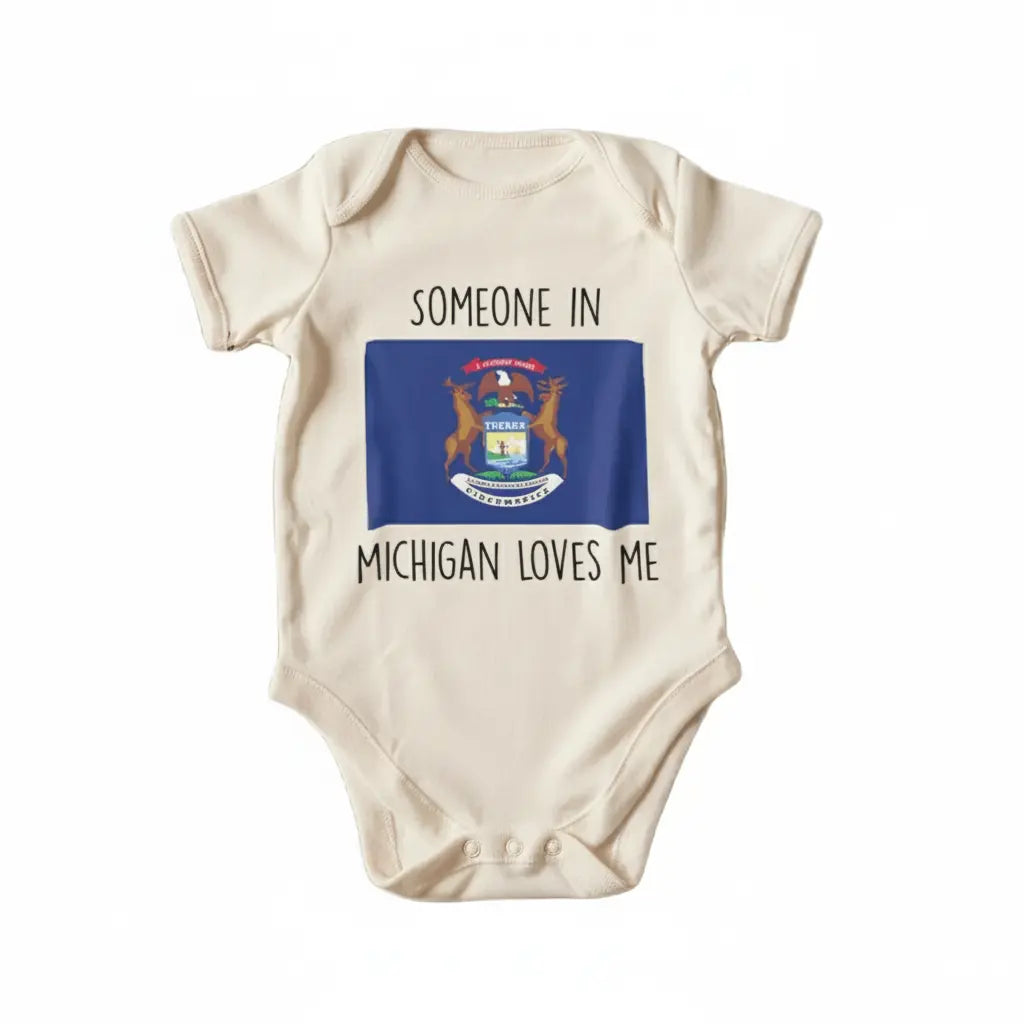 Michigan - Baby Boy Girl Clothes Infant Bodysuit Funny Cute Newborn  Funny Cute Onesie® | North Fork Forager LLC