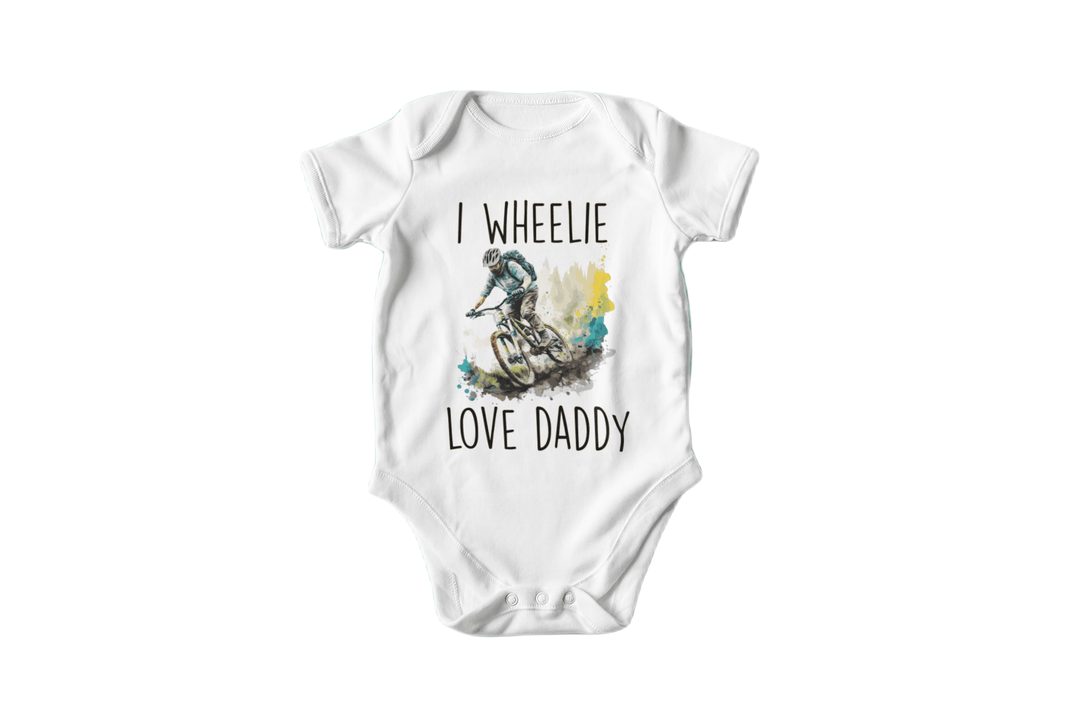 Dirt Bike Daddy - Baby Boy Girl Clothes Infant Bodysuit Funny Cute Newborn Onesie
