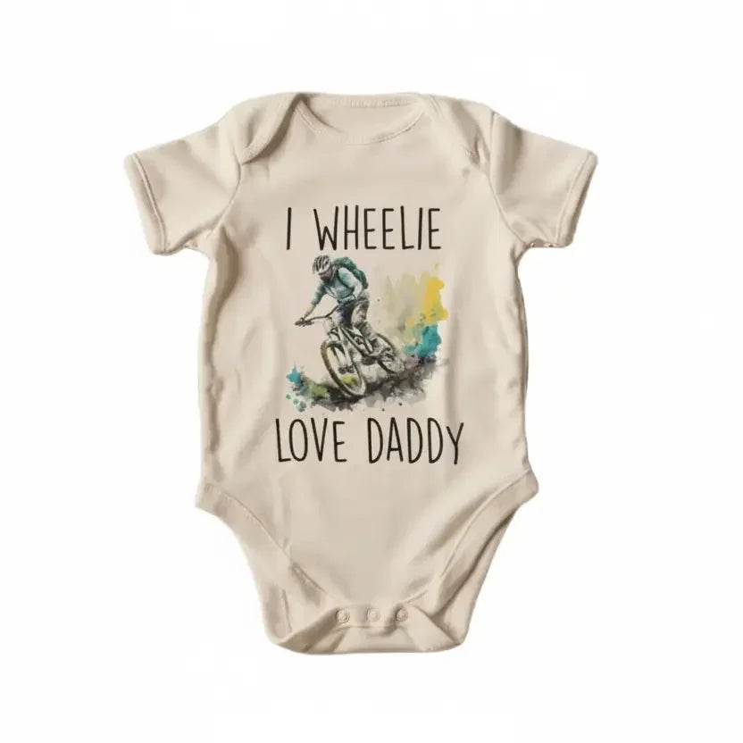 Dirt Bike Daddy - Baby Boy Girl Clothes Infant Bodysuit Funny Cute Newborn  Funny Cute Onesie® | North Fork Forager LLC