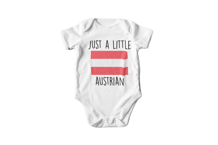 Austria - Baby Boy Girl Clothes Infant Bodysuit Funny Cute Newborn Onesie