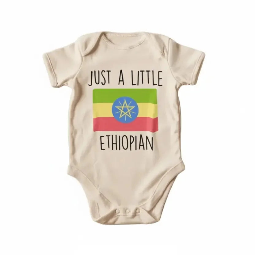 Ethiopia - Baby Boy Girl Clothes Infant Bodysuit Funny Cute Newborn  Funny Cute Onesie® | North Fork Forager LLC