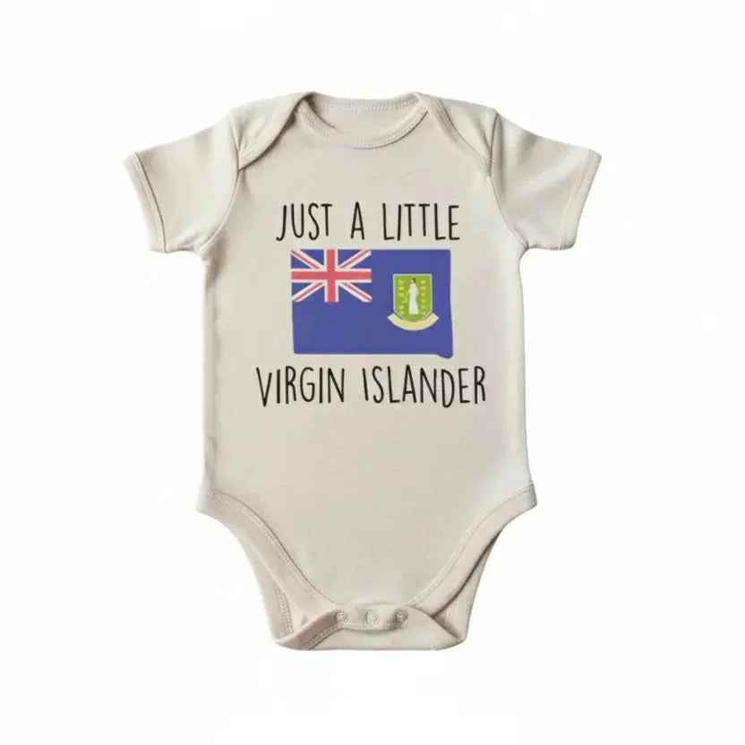 British Virgin Islands - Baby Boy Girl Clothes Infant Bodysuit Funny Cute Newborn  Funny Cute Onesie® | North Fork Forager LLC