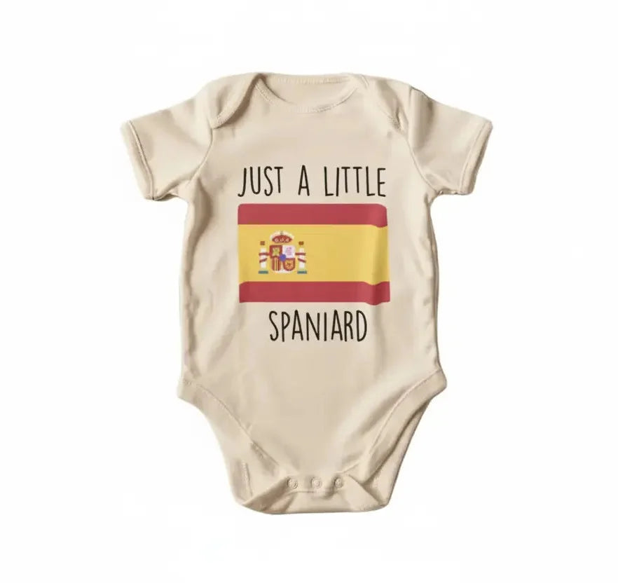 Spain Flag Spaniard - Baby Boy Girl Clothes Infant Bodysuit Funny Cute Newborn  Funny Cute Onesie® | North Fork Forager LLC