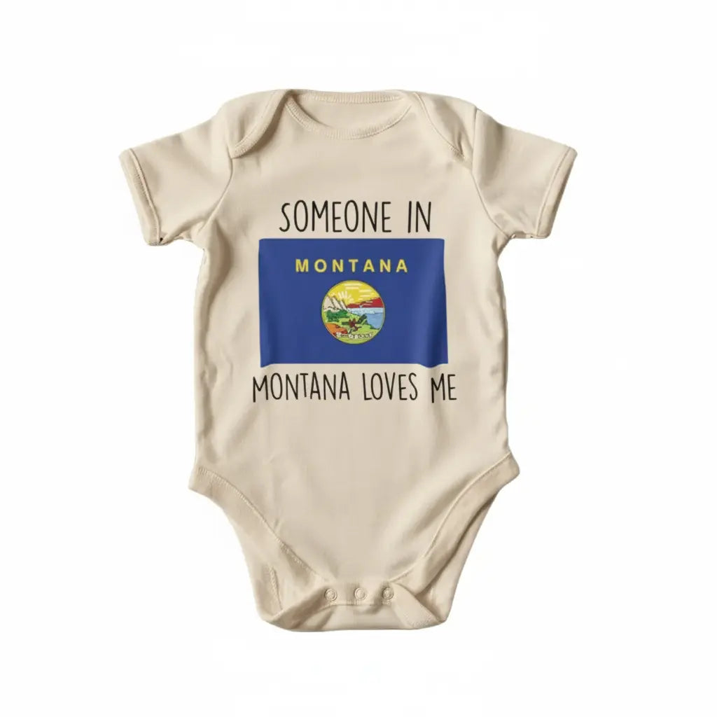 Montana - Baby Boy Girl Clothes Infant Bodysuit Funny Cute Newborn  Funny Cute Onesie® | North Fork Forager LLC