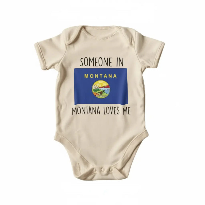 Montana - Baby Boy Girl Clothes Infant Bodysuit Funny Cute Newborn  Funny Cute Onesie® | North Fork Forager LLC
